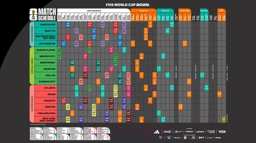 2026世界杯每日赛程最新实时赛程免费观看 2026世界杯每日赛程最新实时赛程免费观看